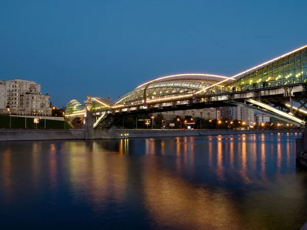 Moskova'da köprü — Stok fotoğraf