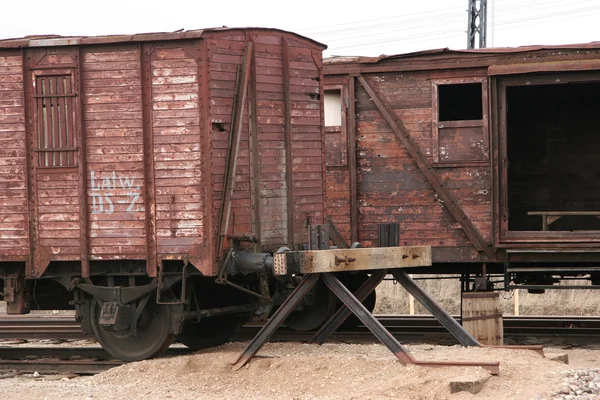 Trenes de línea antiguos — Foto de Stock