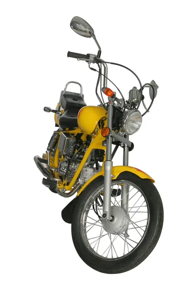 Gelbes Motorrad — Stockfoto