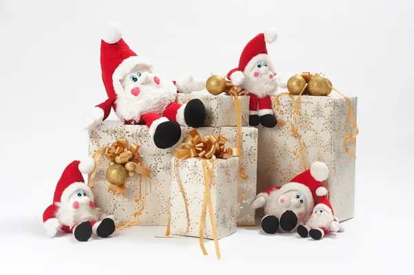 Gifts and gnomes — Stock Photo, Image