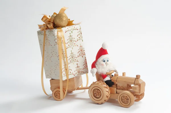 Kierowca świąteczny — Zdjęcie stockowe