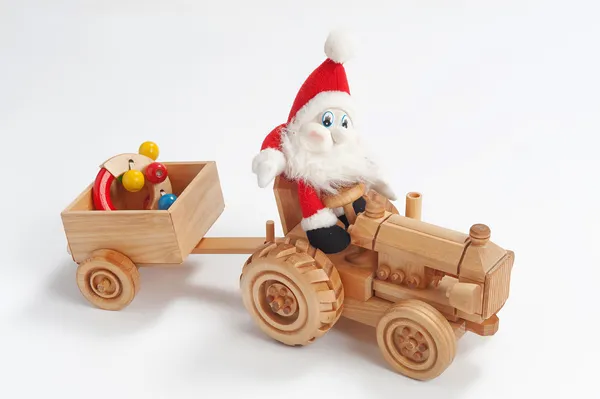 Christmas driver — Stock Photo, Image