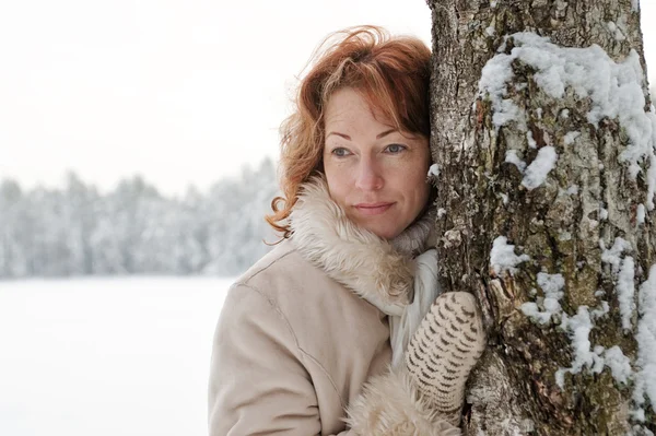 Kışları portre — Stok fotoğraf