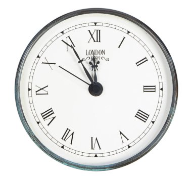 Isolated classic clock clipart