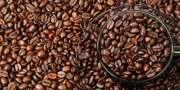 Зерна кавові — стокове фото