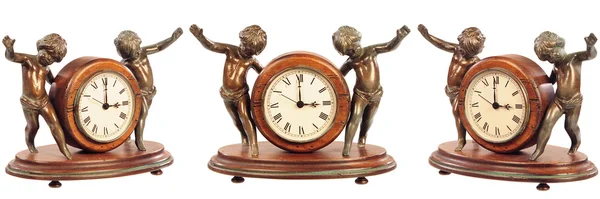 Отдельные старомодные часы — стоковое фото