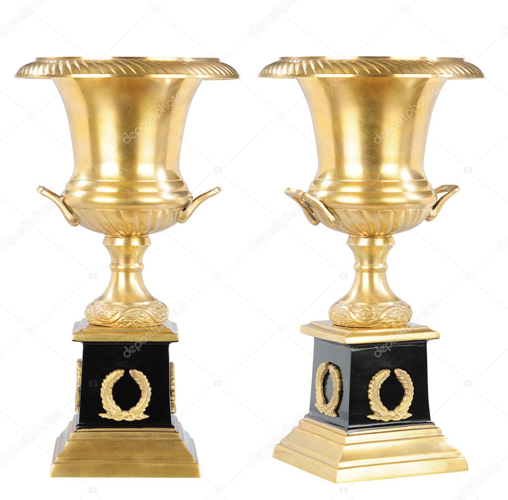 Isolated golden cup Stock Photo by ©dyoma2 1018569