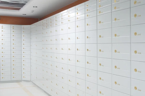 stock image Safe deposit boxes