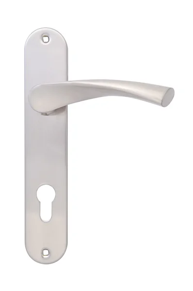 The door handle on plate — Stock Photo, Image