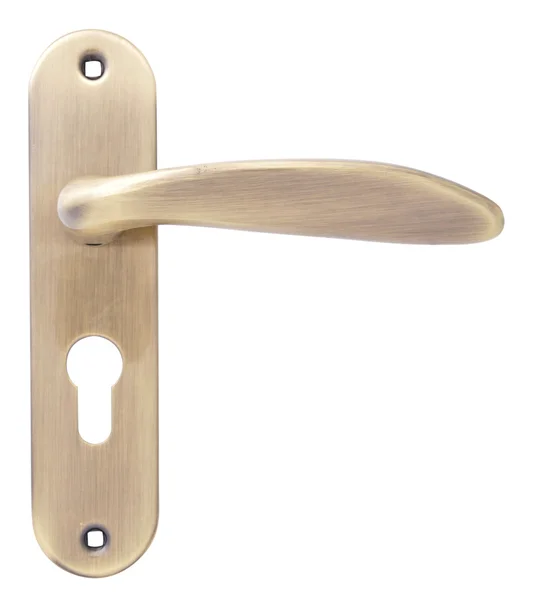 The door handle on plate — Stock Photo, Image