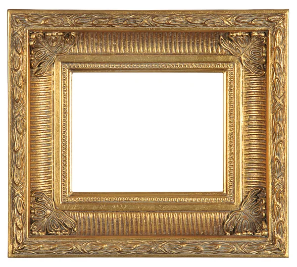 孤立した装飾的な青銅色フレーム — ストック写真