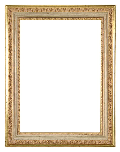 Isolated decorative wooden frame — Stock Photo, Image