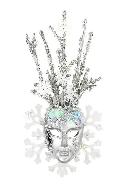 Máscara de Rainha da Neve — Fotografia de Stock