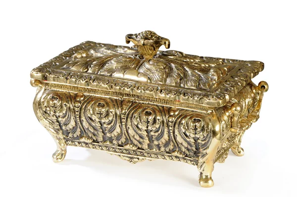 Piccola scatola di bronzo di lusso — Foto Stock