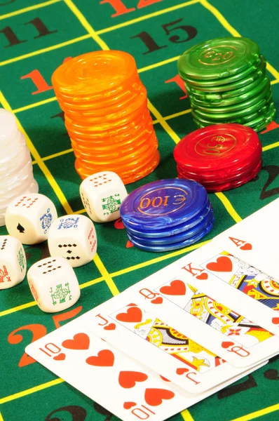 Accesorios de casino — Foto de Stock