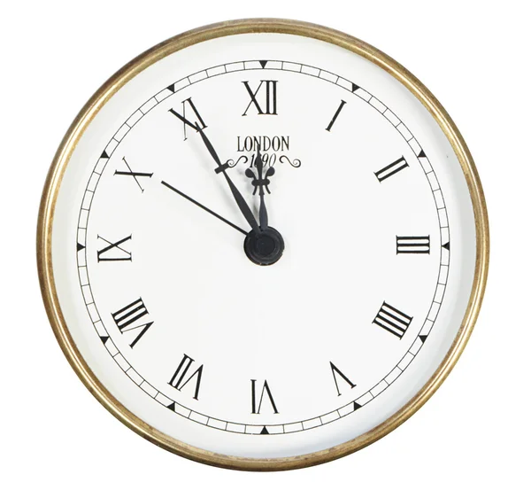 Isolated classic clock — Stock Photo, Image