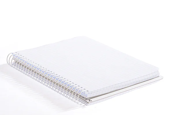 Caderno isolado — Fotografia de Stock