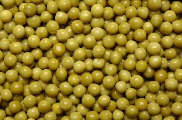 Canned green pea — Stock Photo, Image