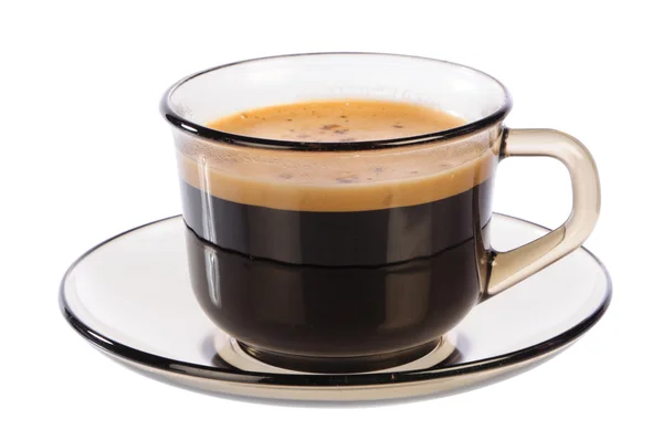 stock image Cup of coffee cup on saucer