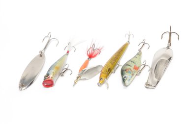 Fishing lures clipart