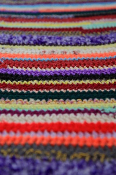 編み物のファブリック — ストック写真