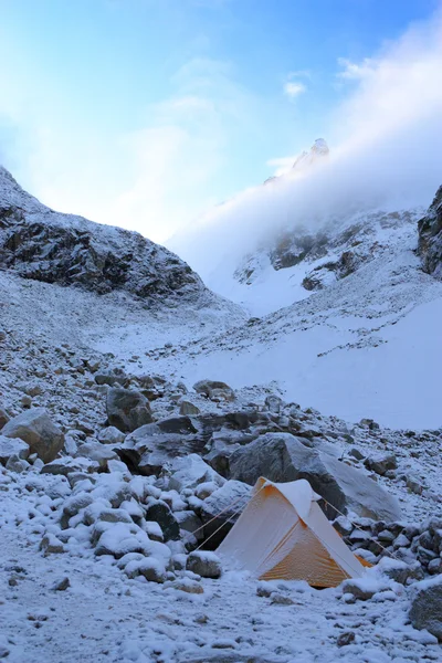 등산 캠프입니다. — 스톡 사진