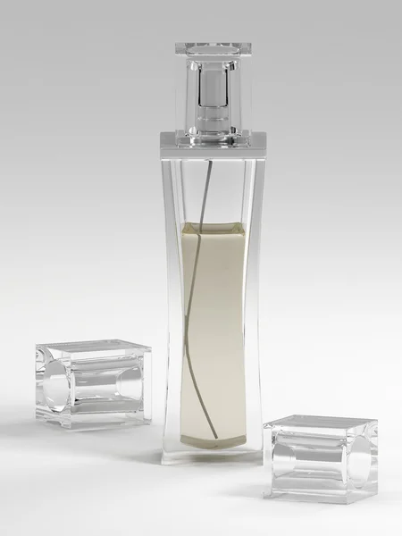 Perfume ilustração 3d Fotografia De Stock