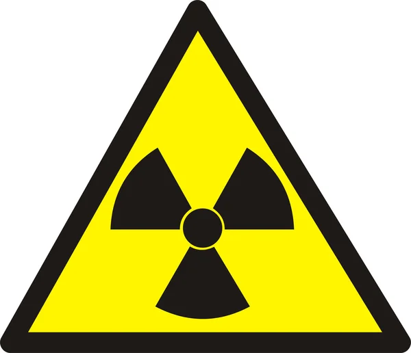 Небезпечно. радіоактивні речовини — стокове фото