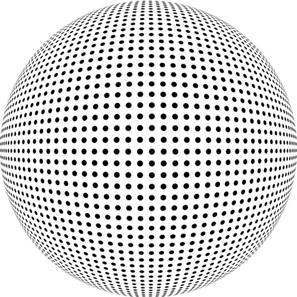 虚线的球体设计元素. — 图库照片