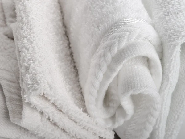 Λευκή πετσέτα — Φωτογραφία Αρχείου
