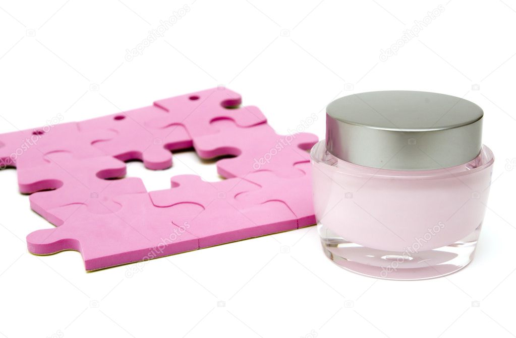Cosmetics and puzzle