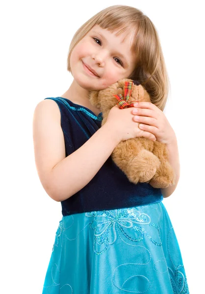 Kind met speelgoed — Stockfoto