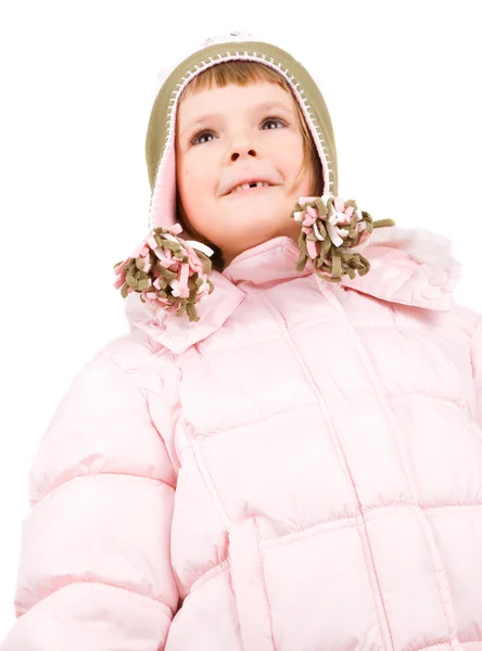Bambino in abiti invernali — Foto Stock