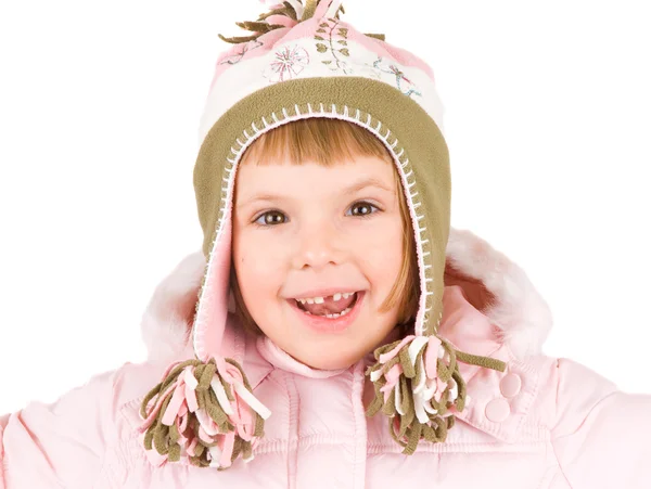 Child in winter clothes — Stock Photo, Image