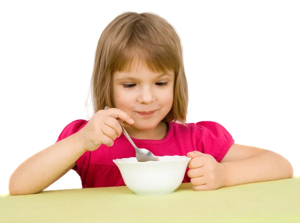 Dítě jíst — Stock fotografie