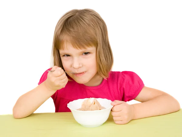 Child eat — Stock Photo, Image