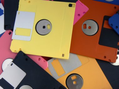 Magnetic floppy disk clipart