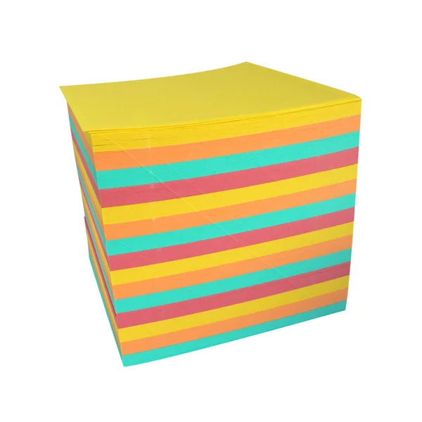 Gekleurde papier voor schrijven — Stockfoto
