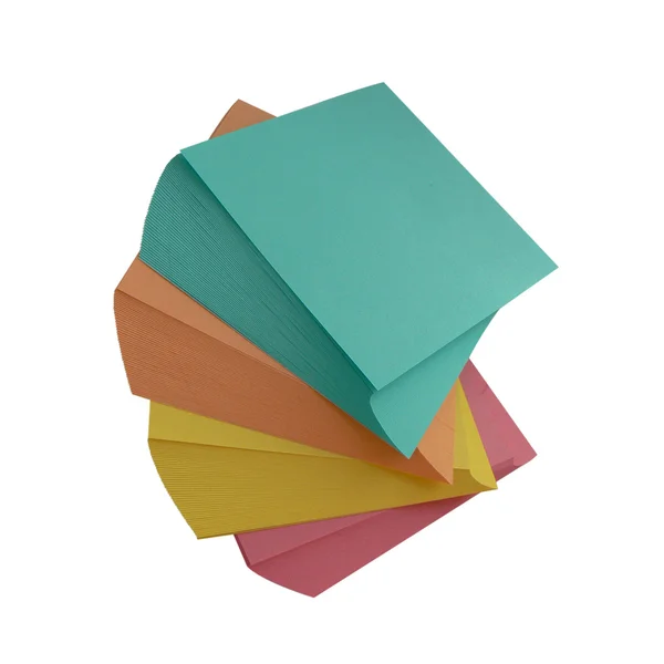 Papel varicolor para oficina — Foto de Stock