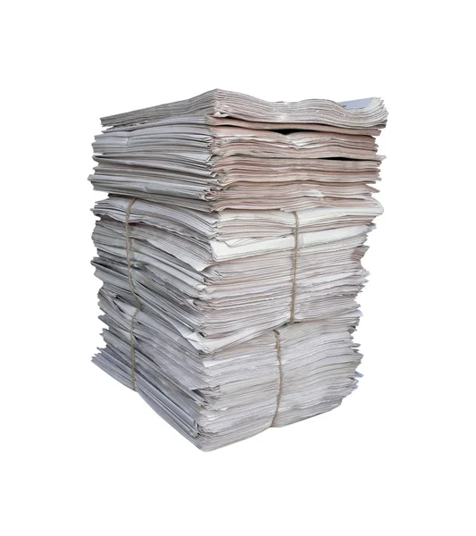 Big pile of the newspapers — Stock Photo, Image