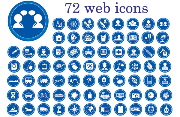 Icônes de site Web & Internet — Image vectorielle