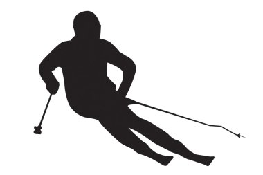 Skier clipart