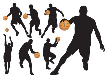 Basketball Players clipart