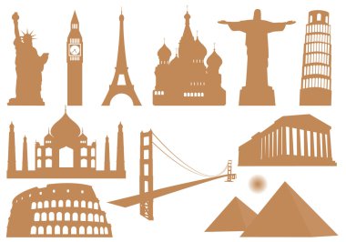 Landmark Icons clipart