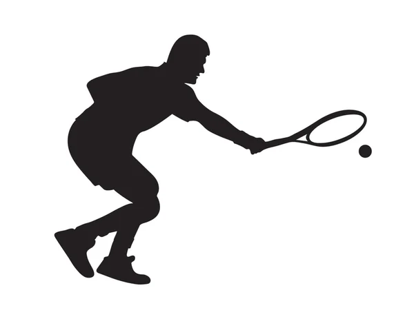 टेनिस खेळाडू — स्टॉक व्हेक्टर