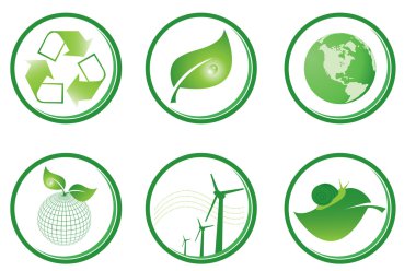 Green symbols clipart