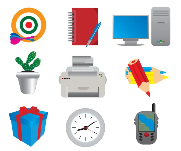 Iconos de Office & Business — Archivo Imágenes Vectoriales