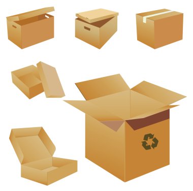 Cardboard Boxes clipart