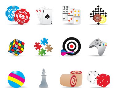 Game icons clipart