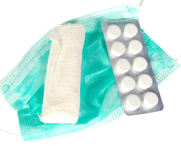 Protective gauze bandage — Stock Photo, Image